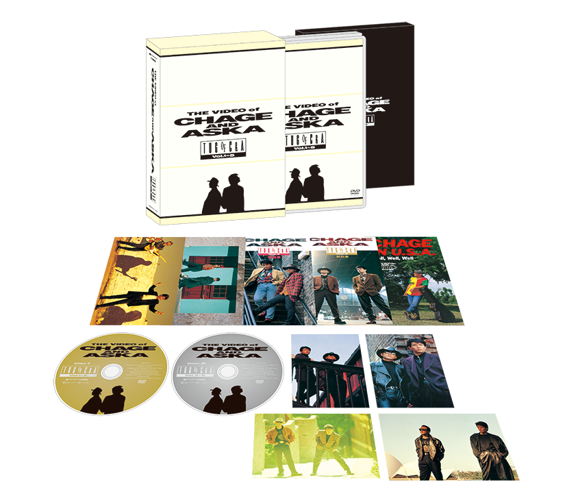 数量限定盤/THE VIDEO OF CHAGE and ASKA TUG OF C&A Vol.1〜5【DVD 
